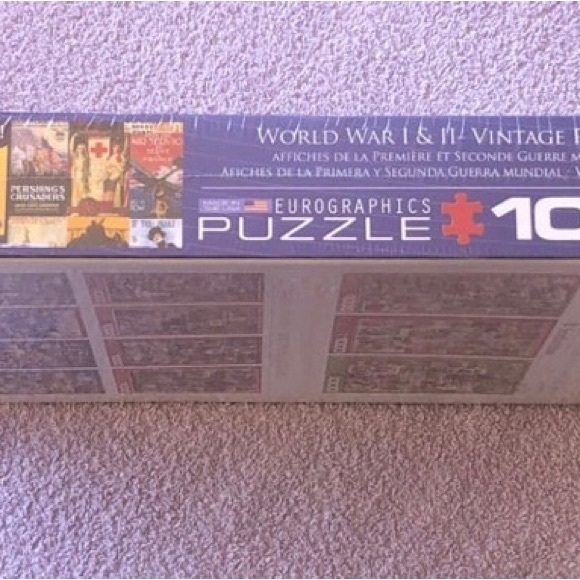 Eurographics Vintage War Posters Puzzle 1000 PCS (SEALED) - Picture 3 of 6